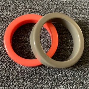 Pair of resin bangles